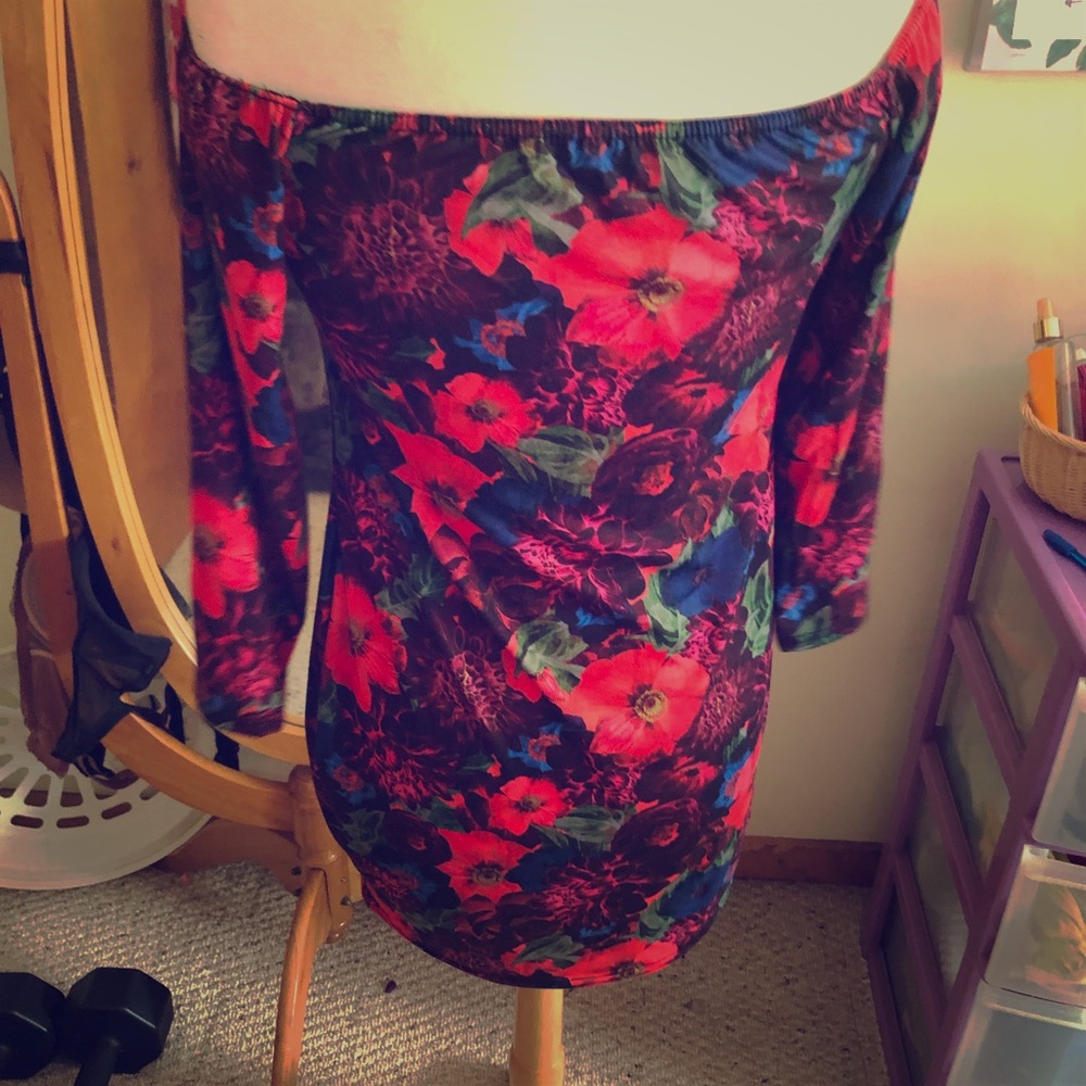 Off the shoulder dress
